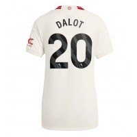 Manchester United Diogo Dalot #20 Tretí Ženy futbalový dres 2023-24 Krátky Rukáv